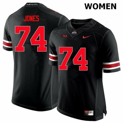 Women's Ohio State Buckeyes #74 Jamarco Jones Black Nike NCAA Limited College Football Jersey For Sale ADB4644QU